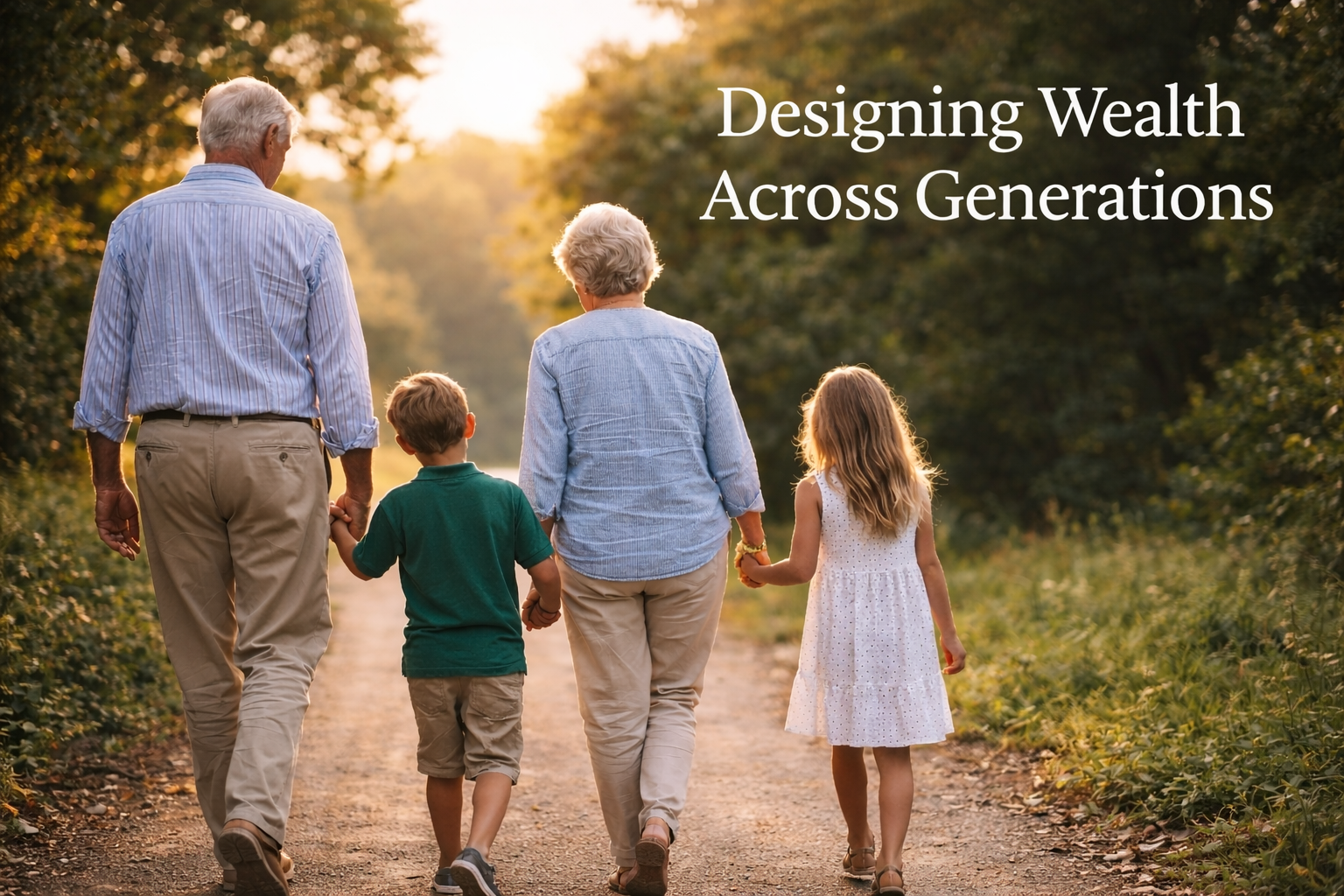 Wealth advisor discussing overlooked estate planning strategies, including 529 plans, with a high-net-worth family.