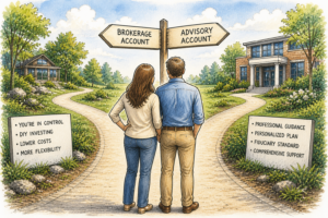 Brokerage account vs. advisory account comparison for DFW investors