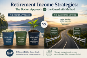 Bucket Strategy vs. Guardrails Method comparison for retirement income planning